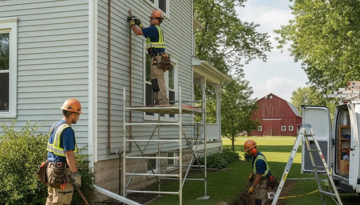 Fort Wayne, IN plumbing repair service for residential and commercial leaks, clogs, and pipe fixes