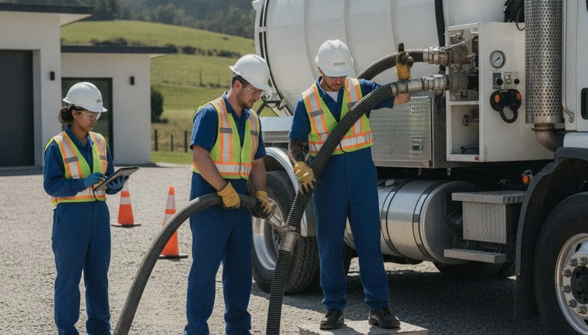 Fort Wayne, IN plumber providing septic pumping service for residential homes